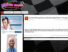 Tablet Screenshot of beavercreekspeedway.com